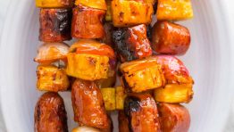 Pineapple Sausage Kabobs