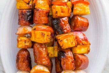Pineapple Sausage Kabobs