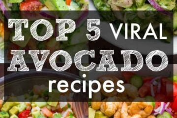 Countdown of our top 5 viral avocado recipes. These avocado recipes prove avocados aren't just for guacamole. Now you can eat as much avocado as possible! | natashaskitchen.com
