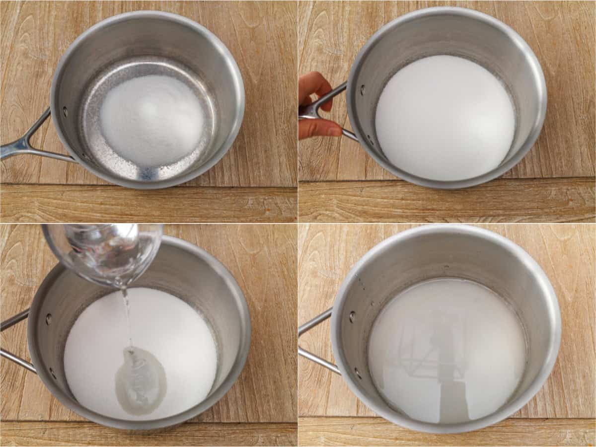 How to make homemade caramel sauce step by step in a saucepan