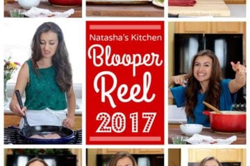 Blooper Reel 2017 - Natasha's Kitchen annual behind the scenes bloopers are always a hoot! | natashaskitchen.com