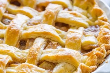 Apple Pie with lattice pie crust