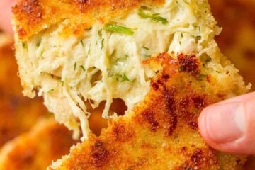 chicken Patties with cheesy tender chicken center