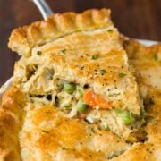 Chicken Pot Pie slice