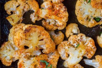 Roasted Cauliflower baked