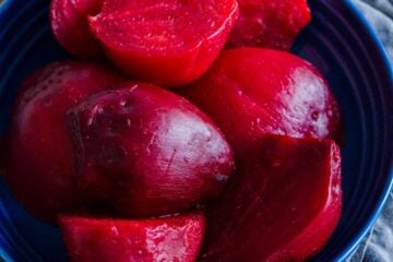 Instant pot cooked beets