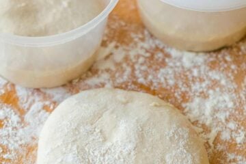 how to freeze pizza dough in tupperware