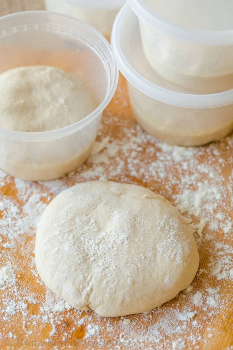 how to freeze pizza dough in tupperware