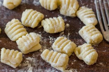 Gnocchi formed