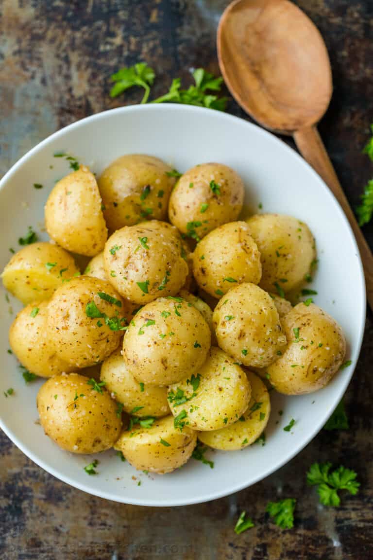 Boiled Potatoes in a bowl