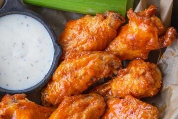 Baked buffalo wings Recipe