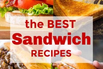 Collage of best sandwich recipes