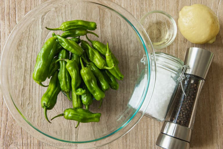 Blistered Shishito Peppers With Best Dip