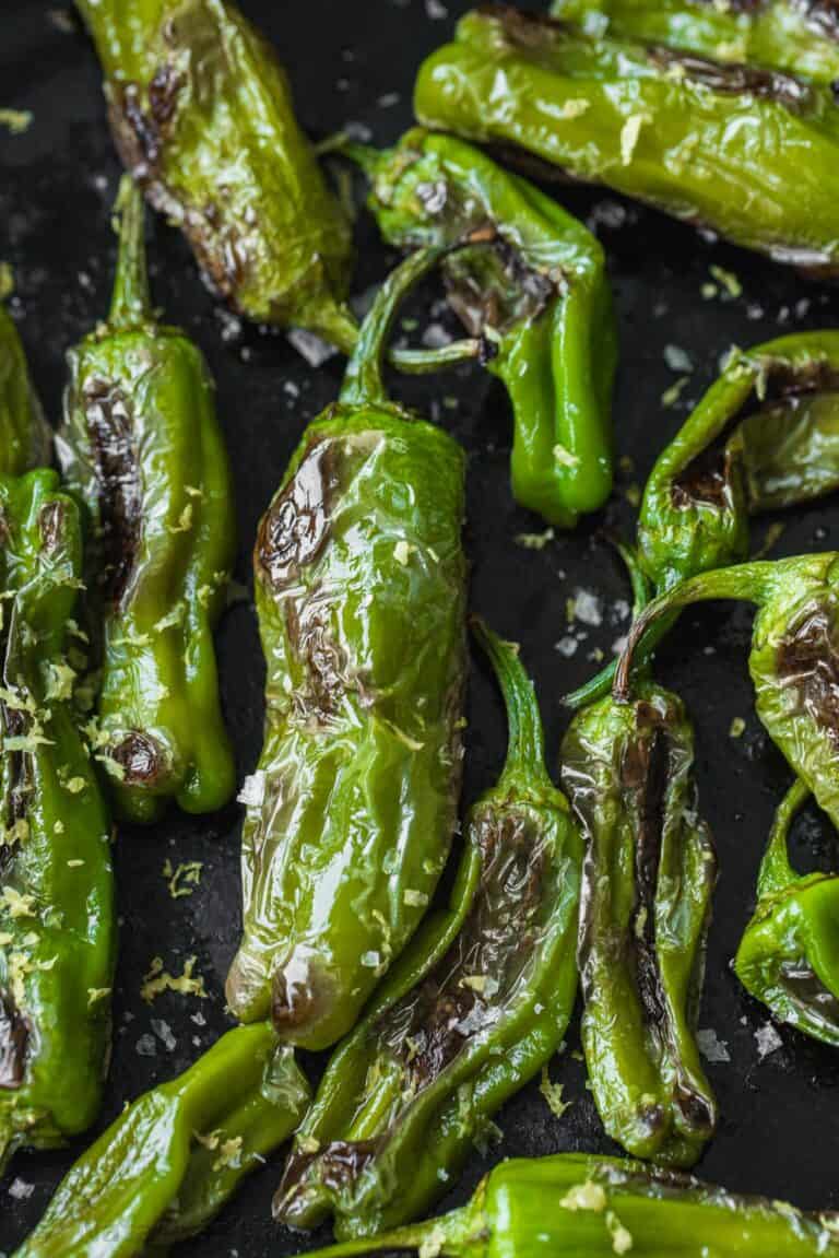 Blistered Shishito Peppers With Best Dip