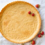 Sweet Tart Crust Baked and garnished with berries