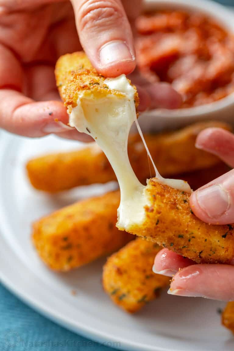 Mozzarella Cheese Sticks Recipe VIDEO NatashasKitchen
