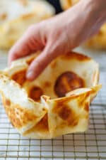 Crispy Taco Salad Shells - NatashasKitchen