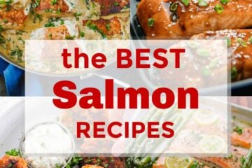 collage of 4 best salmon recipes
