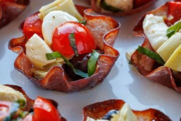 Salami Cups Antipasto