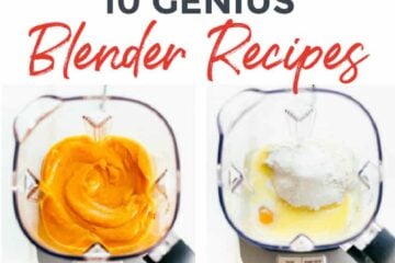 Blender Recipes -brilliant ways to use a blender collage