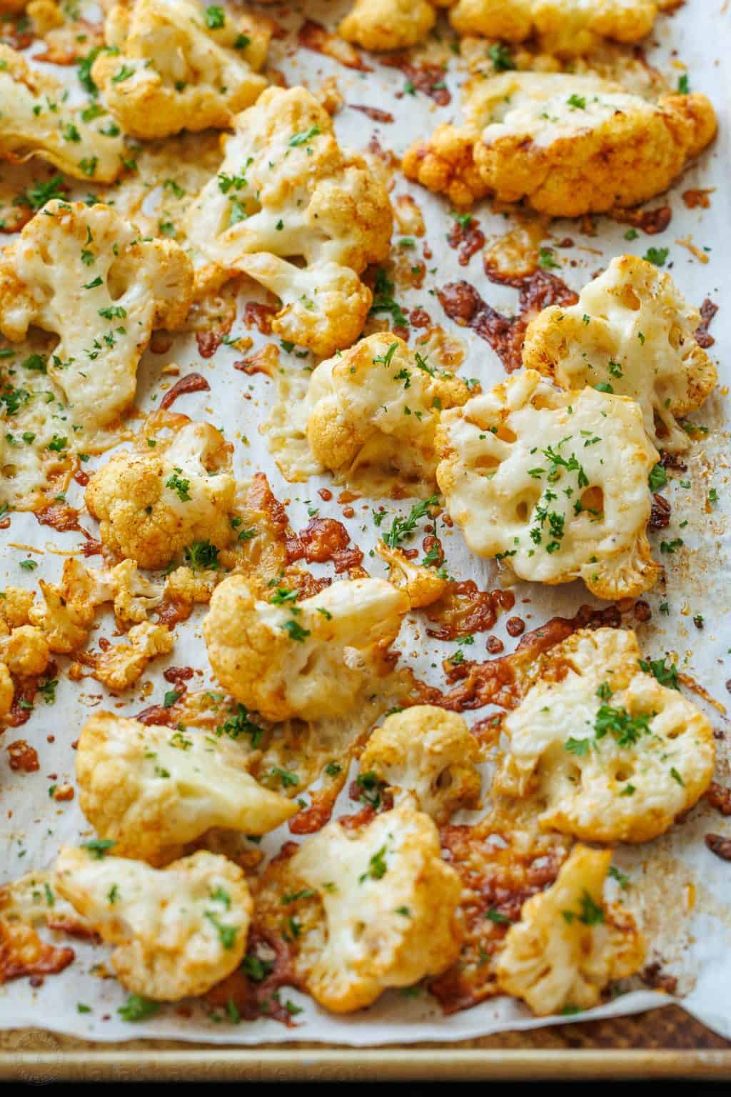 Parmesan Roasted Cauliflower Recipe - NatashasKitchen.com