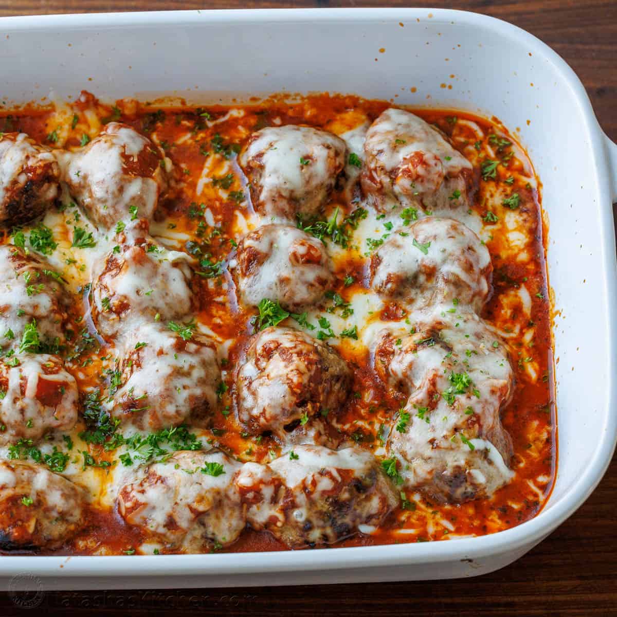 Meatballs Parmesan Casserole-image