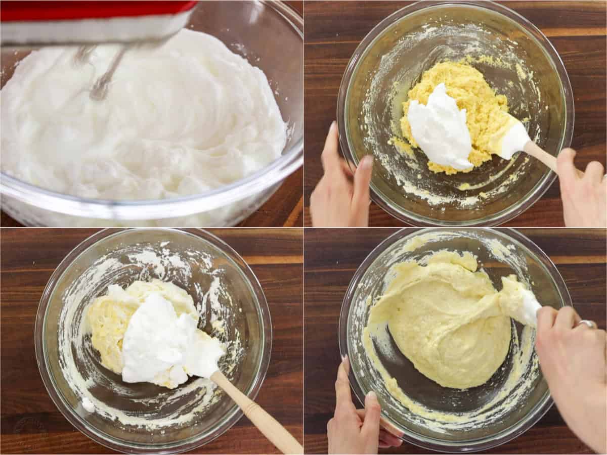 How to fold egg whites into batter for the perfect crumb