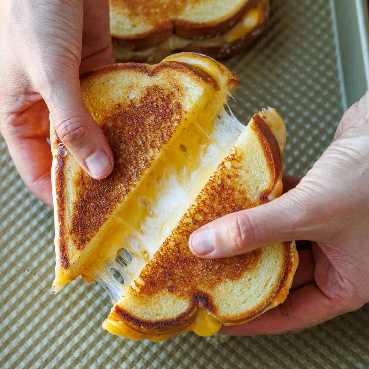 Baked Grilled Cheese Sandwiches