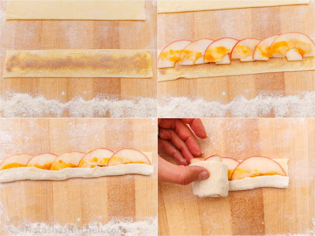 step-by-step photos of how to make apple roses recipe