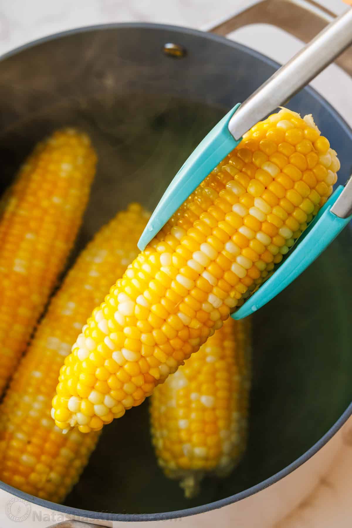 how long to cook corn on the cob in a large pot