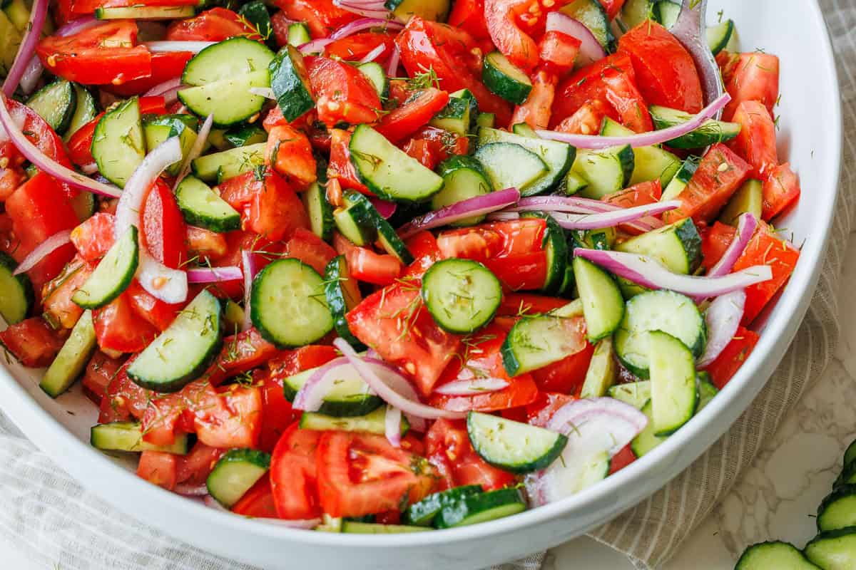 Cucumber Tomato Salad Recipe