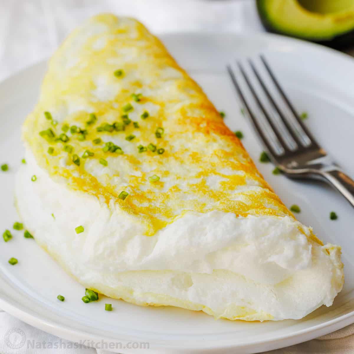 Fluffy Egg White Omelette (Soufflé Style)