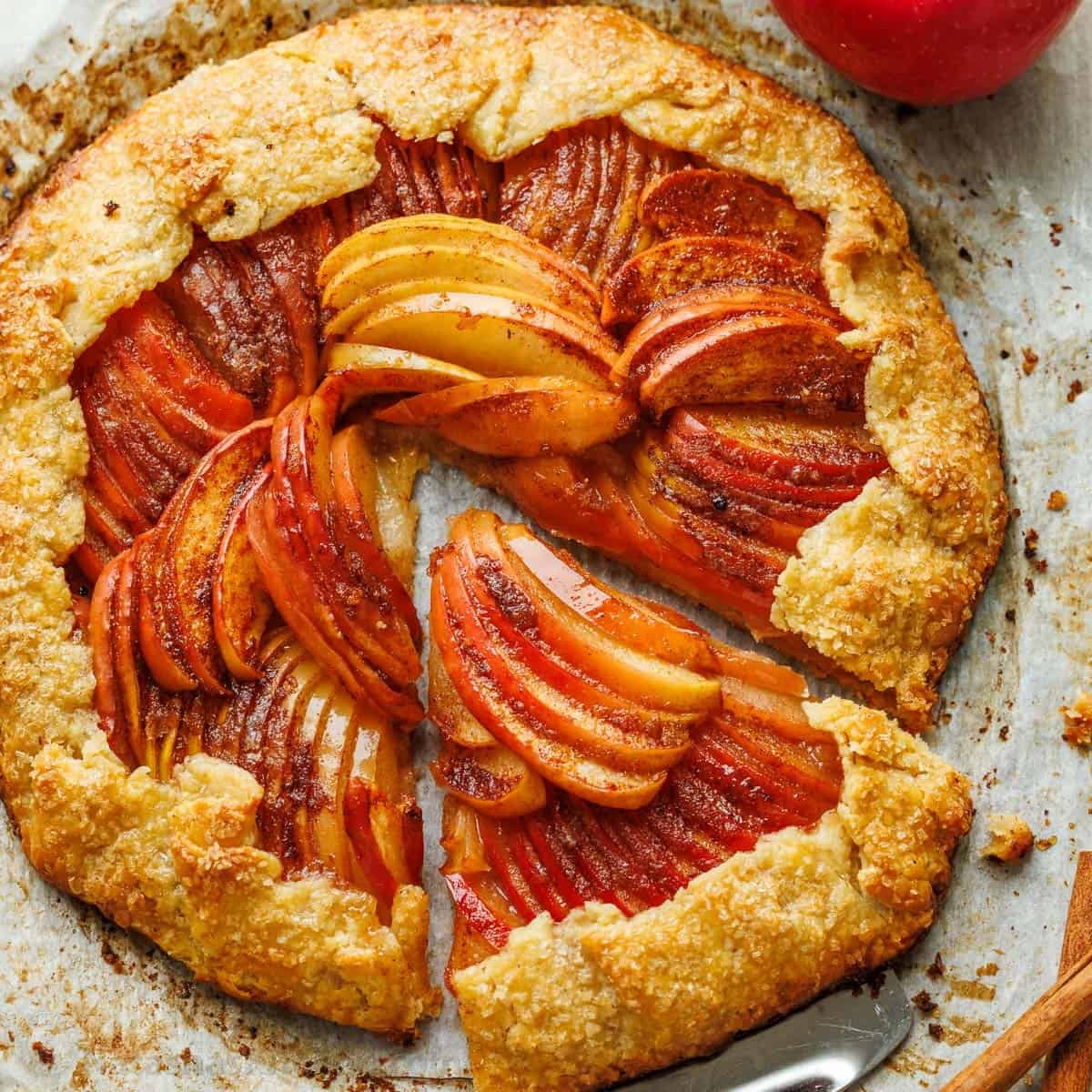 Easy Rustic Apple Galette